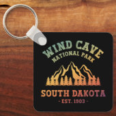 Nationaal park Wind Cave South Dakota Sleutelhanger (Voorkant)