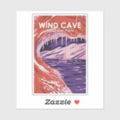 Nationaal park Wind Cave South Dakota Sticker (Vel)