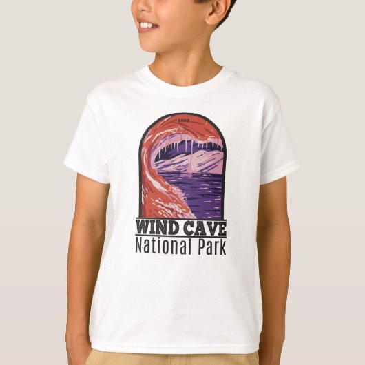 Nationaal park Wind Cave South Dakota  T-shirt (Voorkant)