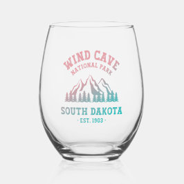 Nationaal park Wind Cave South Dakota Wijnglas Zonder Voet