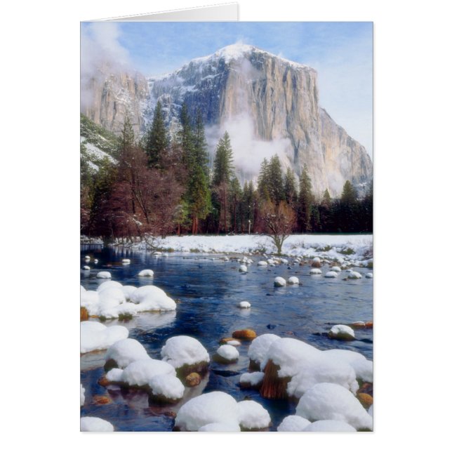 Nationaal park Winter Yosemite (Voorkant)
