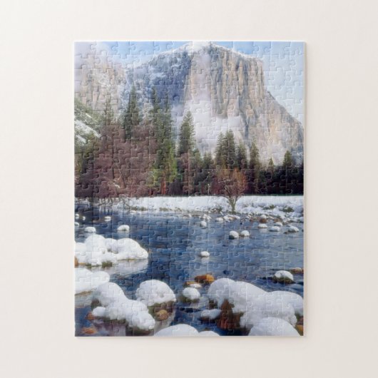 Nationaal park Winter Yosemite Legpuzzel (Verticaal)