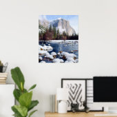 Nationaal park Winter Yosemite Poster (Thuiskantoor)