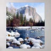 Nationaal park Winter Yosemite Poster (Voorkant)