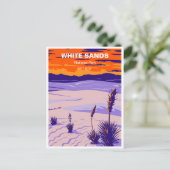  Nationaal Park Wit-zand Nieuw Mexico Briefkaart (Staand voorkant)