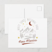  Nationaal Park Wit-zand Nieuw Mexico Briefkaart (Voorkant / Achterkant)