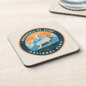 Nationaal park Wrangell-St Elias Bier Onderzetter (Linkerzijde)