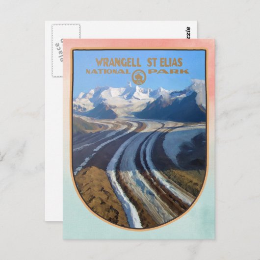Nationaal park Wrangell-St. Elias Briefkaart (Voorkant / Achterkant)