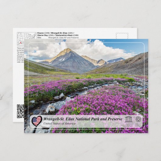 Nationaal Park Wrangell-St. Elias en Preserve Briefkaart (Voorkant / Achterkant)