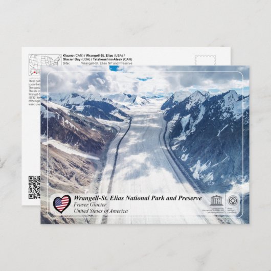 Nationaal Park Wrangell-St. Elias en Preserve Briefkaart (Voorkant / Achterkant)