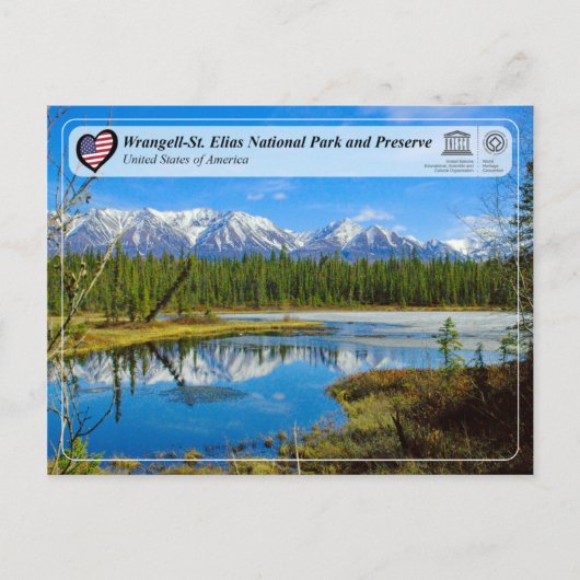 Nationaal Park Wrangell-St. Elias en Preserve Briefkaart (Voorkant)