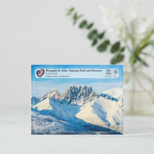 Nationaal Park Wrangell-St. Elias en Preserve Briefkaart (Staand voorkant)