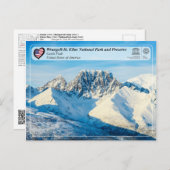 Nationaal Park Wrangell-St. Elias en Preserve Briefkaart (Voorkant / Achterkant)