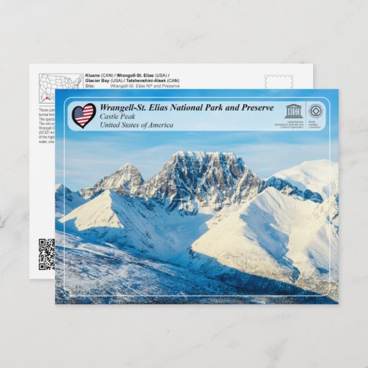 Nationaal Park Wrangell-St. Elias en Preserve Briefkaart (Voorkant / Achterkant)