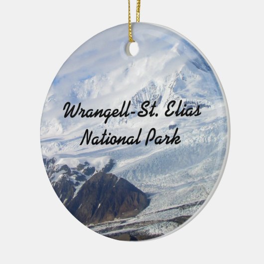 Nationaal Park Wrangell-St. Elias Keramisch Ornament (Links)