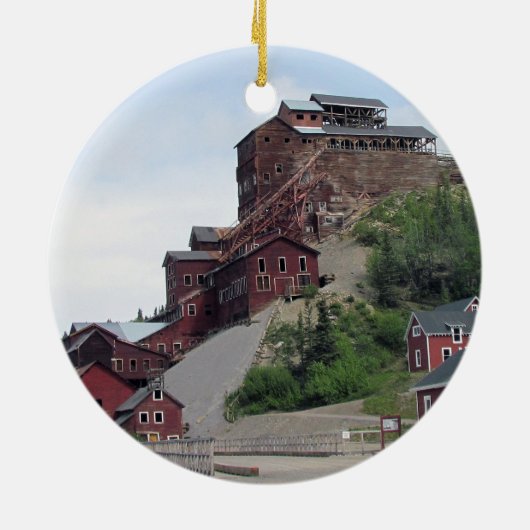 Nationaal Park Wrangell-St. Elias Keramisch Ornament (Achterkant)