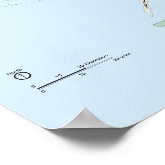 Nationaal park Wrangell St. Elias Poster (Hoek)