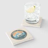 Nationaal park Wrangell-St Elias Stenen Onderzetter (Zijkant)