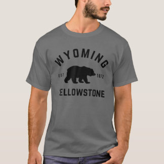Nationaal park Wyoming Beer Natuur T-shirt