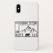  Nationaal Park Wyoming Mountain Case-Mate iPhone Case (Achterkant)