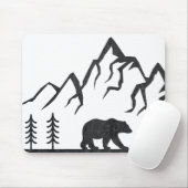  Nationaal Park Wyoming Mountain Muismat (Met muis)