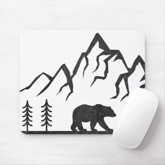  Nationaal Park Wyoming Mountain Muismat (Met muis)