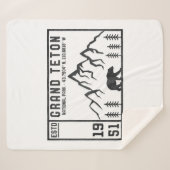  Nationaal Park Wyoming Mountain Sherpa Deken (Voorkant (horizontaal))