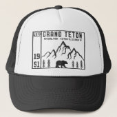  Nationaal Park Wyoming Mountain Trucker Pet (Voorkant)