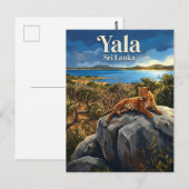 Nationaal park Yala Sri Lanka Briefkaart (Voorkant / Achterkant)