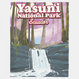 Nationaal park Yasuni Ecuador Fleece Deken