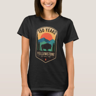 Nationaal park Yellowstone 150 jaar T-shirt