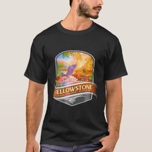 Nationaal park Yellowstone 150e Jubileum Commem T-shirt