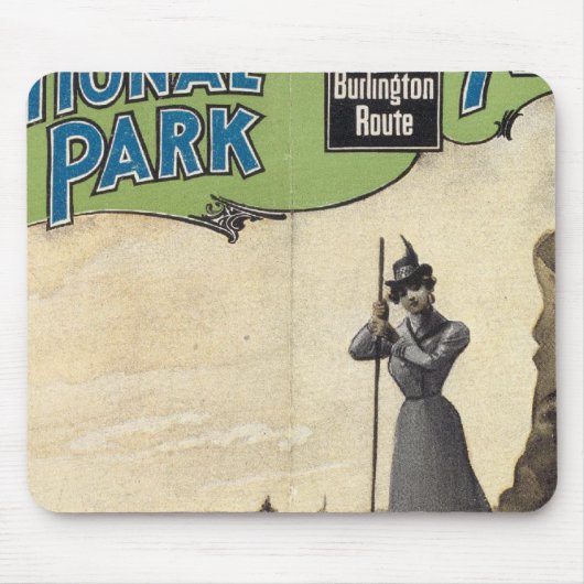 Nationaal park Yellowstone 3 Muismat (Voorkant)