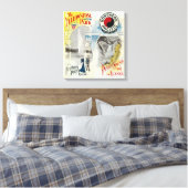 Nationaal park Yellowstone 4 Canvas Afdruk (Insitu (Slaapkamer))