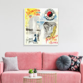 Nationaal park Yellowstone 4 Canvas Afdruk (Insitu (Woonkamer))
