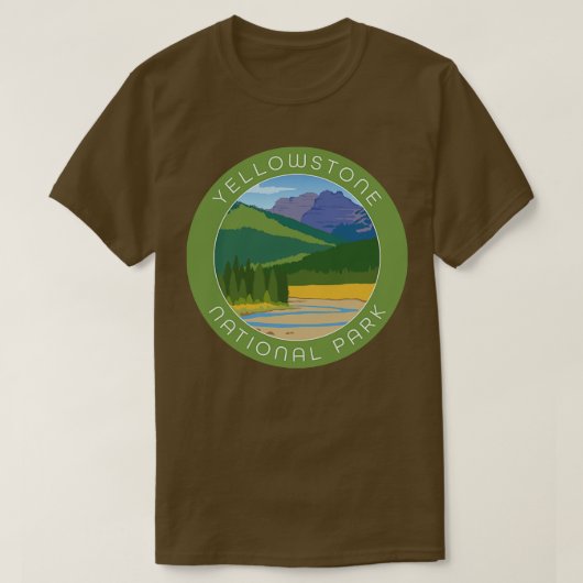 Nationaal park Yellowstone 5 T-shirt (Design voorkant)
