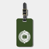 Nationaal Park Yellowstone Bagagelabel (Voorkant verticaal)