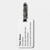 Nationaal Park Yellowstone Bagagelabel (Achterkant verticaal)