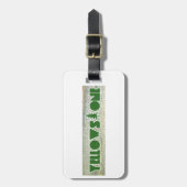 Nationaal Park Yellowstone Bagagelabel (Voorkant verticaal)