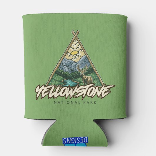 Nationaal Park Yellowstone Blikjeskoeler (Achterkant)