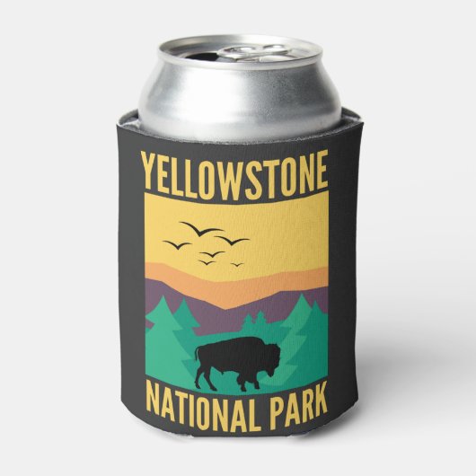 Nationaal Park Yellowstone Blikjeskoeler (Blikje Voorkant)