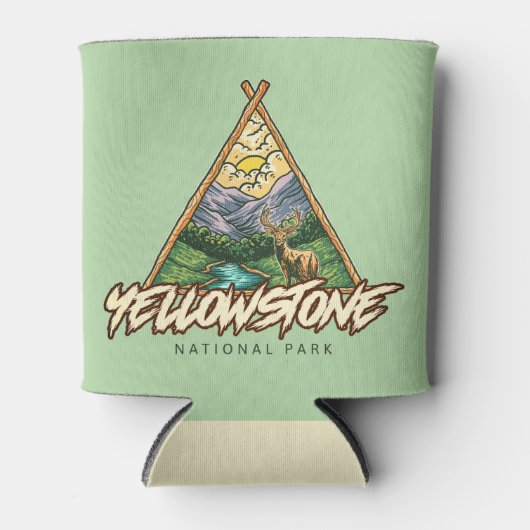 Nationaal park Yellowstone Blikjeskoeler (Voorkant)