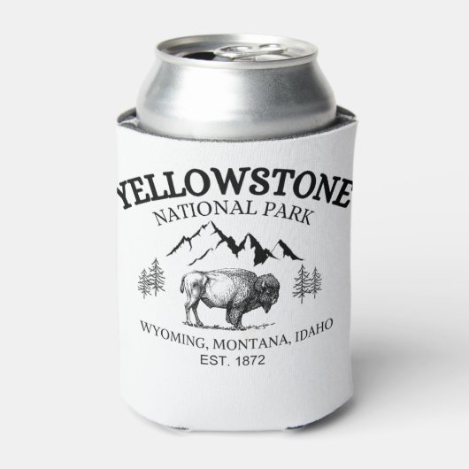 NATIONAAL PARK YELLOWSTONE BLIKJESKOELER (Blikje Voorkant)