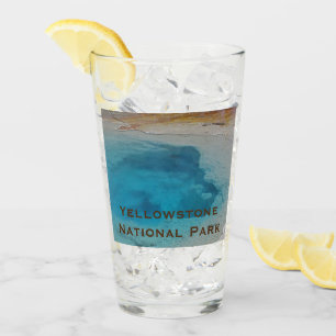Nationaal park Yellowstone Blue Hot Spring Pool Glas