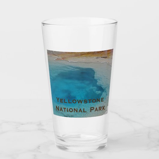 Nationaal park Yellowstone Blue Hot Spring Pool Glas (Voorkant)
