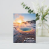 Nationaal Park Yellowstone Briefkaart (Staand voorkant)
