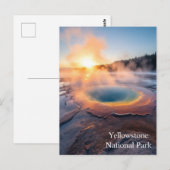 Nationaal Park Yellowstone Briefkaart (Voorkant / Achterkant)