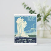 Nationaal Park Yellowstone Briefkaart (Staand voorkant)