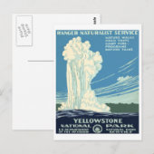 Nationaal Park Yellowstone Briefkaart (Voorkant / Achterkant)