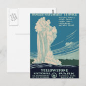 Nationaal Park Yellowstone Briefkaart (Voorkant / Achterkant)